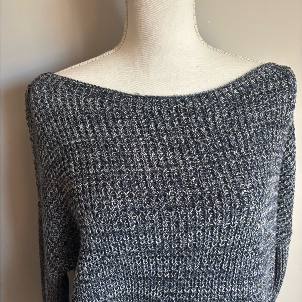 Victoria's Secret Boat neck Blue-Gray Sweater